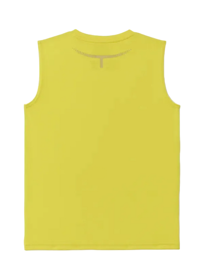 Yonex Junior Sleeveless Top 10798J (Laser Yellow) - VA Edition back view