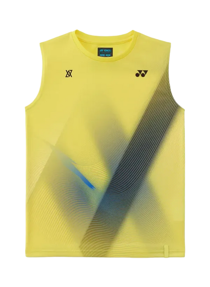 Yonex Junior Sleeveless Top 10798J (Laser Yellow) - VA Edition front view