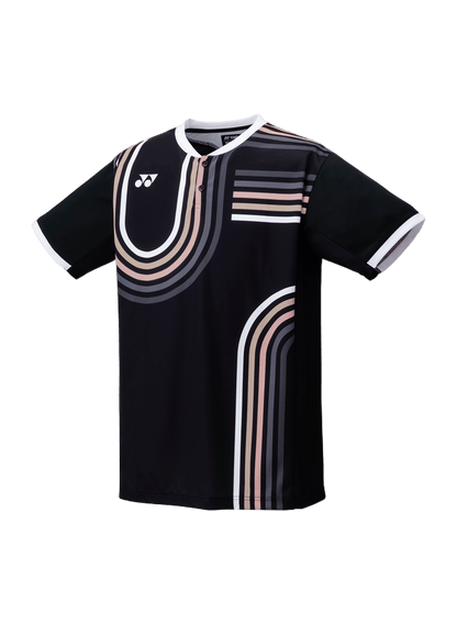 Yonex Men's Crew Neck Shirt 10639 (Black) - Nexus Badminton
