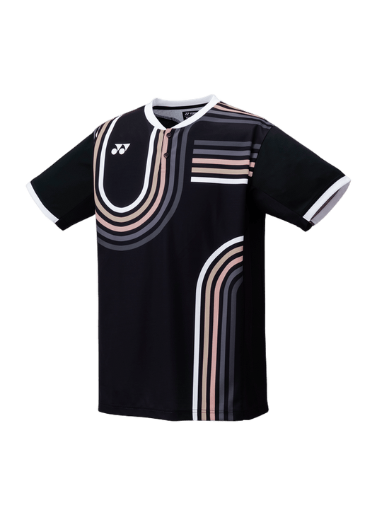 Yonex Men's Crew Neck Shirt 10639 (Black) - Nexus Badminton