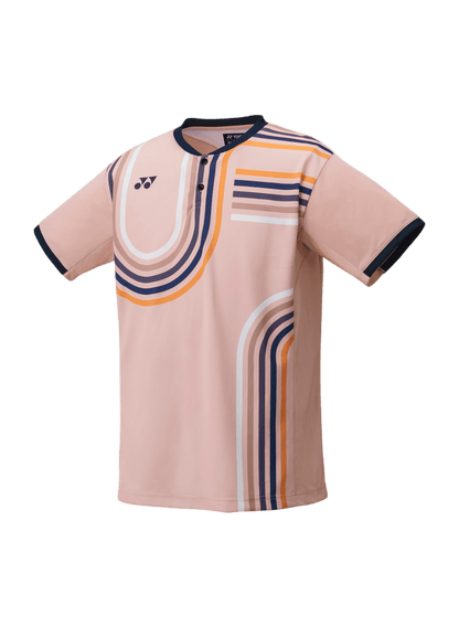 Yonex Men's Crew Neck Shirt 10639 (Pink Beige) - Nexus Badminton