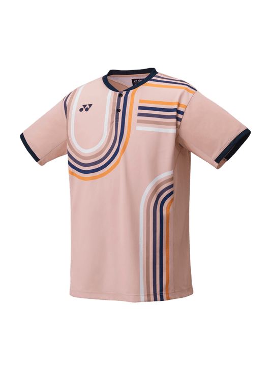 Yonex Men's Crew Neck Shirt 10639 (Pink Beige) - Nexus Badminton