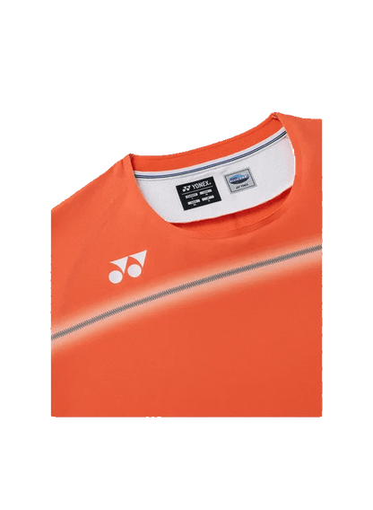 Yonex Men's Crew Neck Shirt 10711 (Cyber Orange) - Nexus Badminton