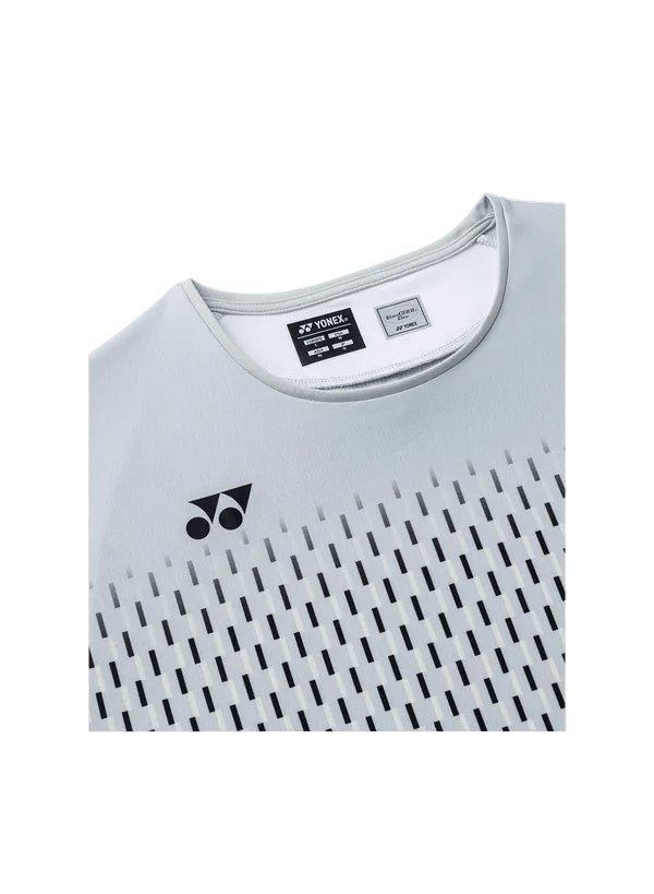 Yonex Men's Crew Neck Shirt 10713 (Silver Gray) - Nexus Badminton