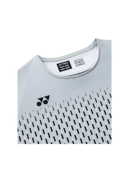 Yonex Men's Crew Neck Shirt 10713 (Silver Gray) - Nexus Badminton