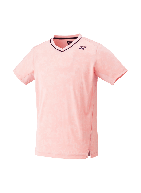 Yonex Men's Crew Neck Shirt Slim Fit 10451 (French Pink) - Nexus Badminton