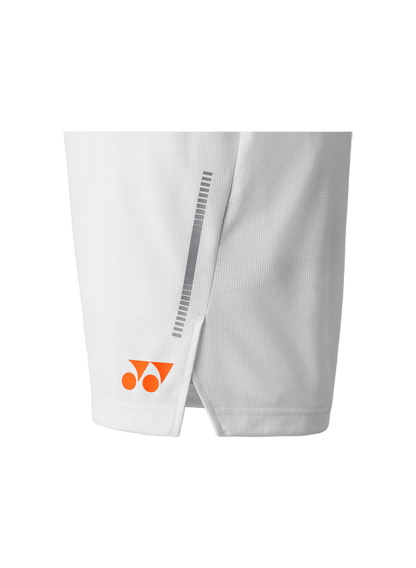 Yonex Men's Knit Shorts 15227 (White) - VA Edition - Nexus Badminton