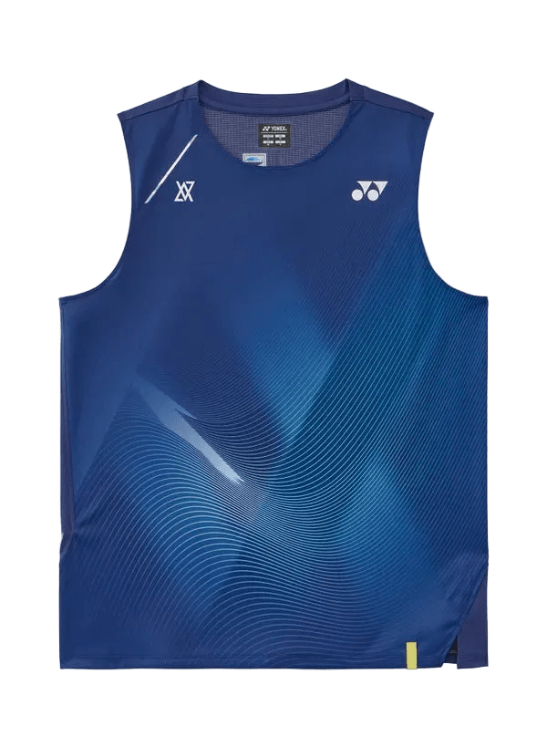 Yonex Men's Sleeveless Top 10798 (Dark Blue) - VA Edition - Nexus Badminton