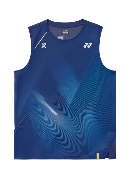 Yonex Men's Sleeveless Top 10798 (Dark Blue) - VA Edition - Nexus Badminton
