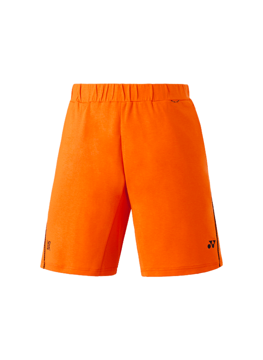 Yonex Men's Sweat Shorts 30103 (Flash Orange) - VA Edition - Nexus Badminton