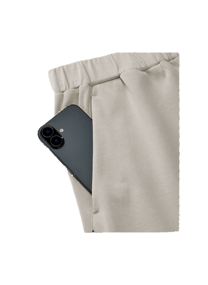 Yonex Men's Sweat Shorts 30103 (Grayish Beige) - VA Edition - Nexus Badminton