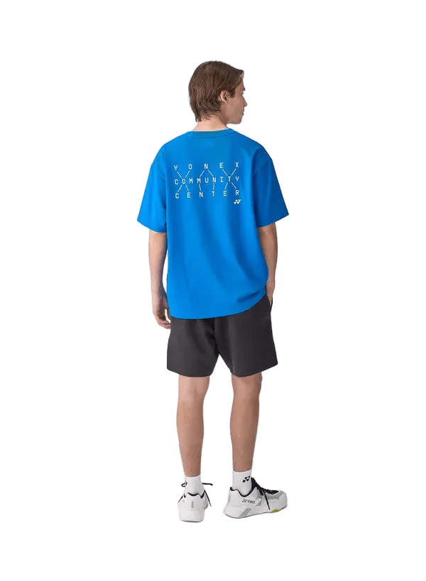 Yonex Men's T-Shirt 16958 (Blue) - 80th Anniversary Edition - Nexus Badminton