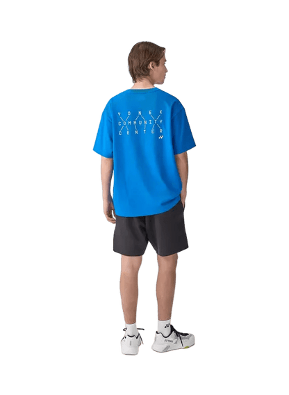Yonex Men's T-Shirt 16958 (Blue) - 80th Anniversary Edition - Nexus Badminton