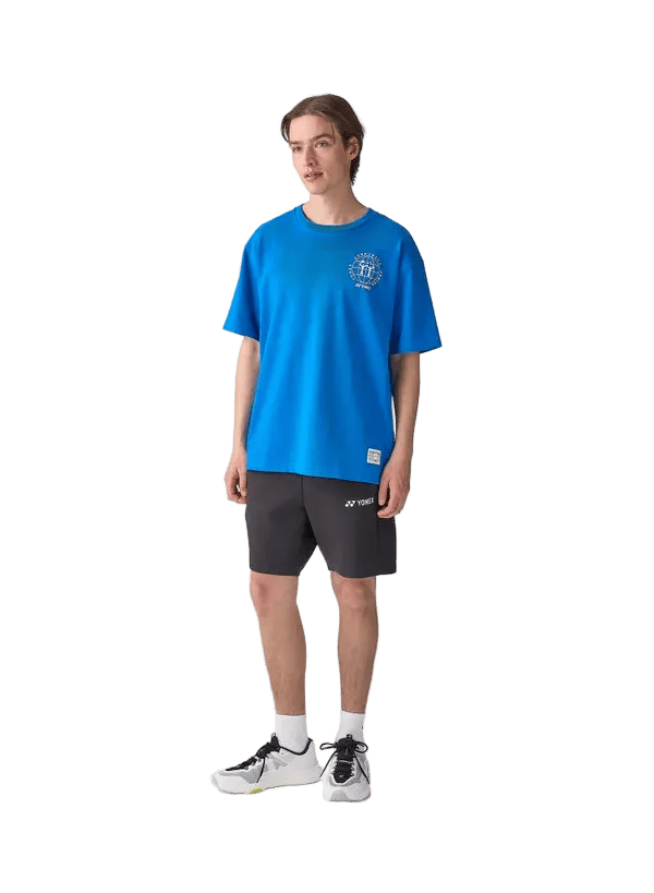 Yonex Men's T-Shirt 16958 (Blue) - 80th Anniversary Edition - Nexus Badminton