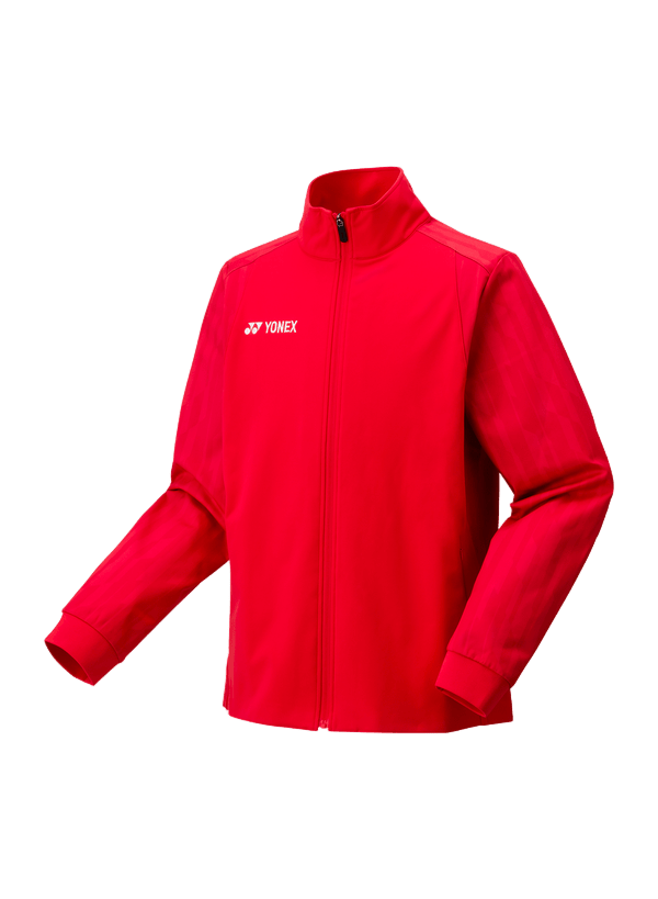 Yonex Men’s Warm - Up Jacket 51057 (Clear Red) - Nexus Badminton