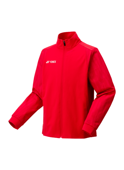Yonex Men’s Warm - Up Jacket 51057 (Clear Red) - Nexus Badminton