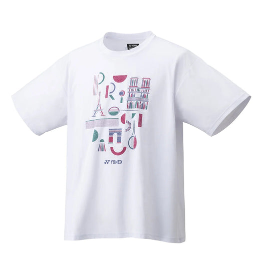 Yonex Paris 2024 Limited Edition Shirt (White, Oatmeal, or Blueberry) - Nexus Badminton