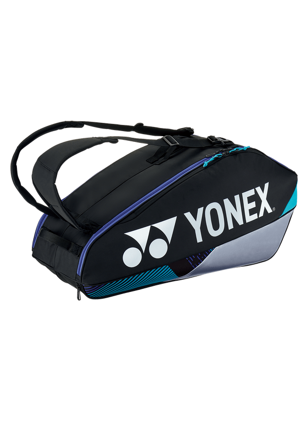 Yonex Pro 6 Racquet Bag (Black/Silver) - Nexus Badminton