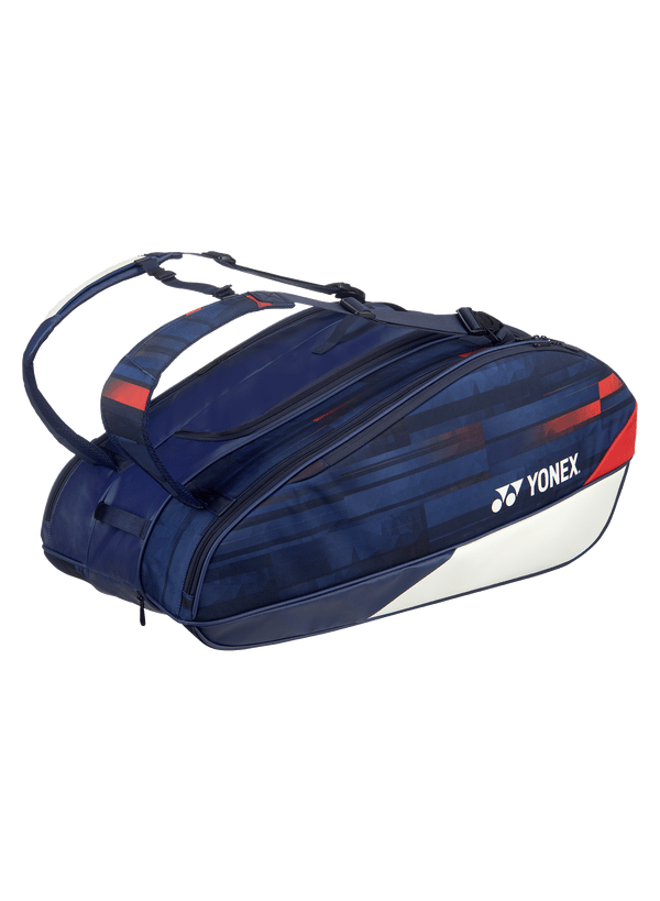 Yonex Pro 9 Racquet Bag - Olympic Limited Edition (White/Navy/Red) - Nexus Badminton