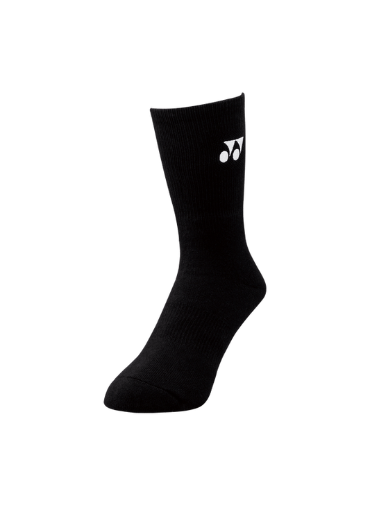 Yonex Sport Crew Socks 19120 (White, Black, Geranium Pink) - Nexus Badminton