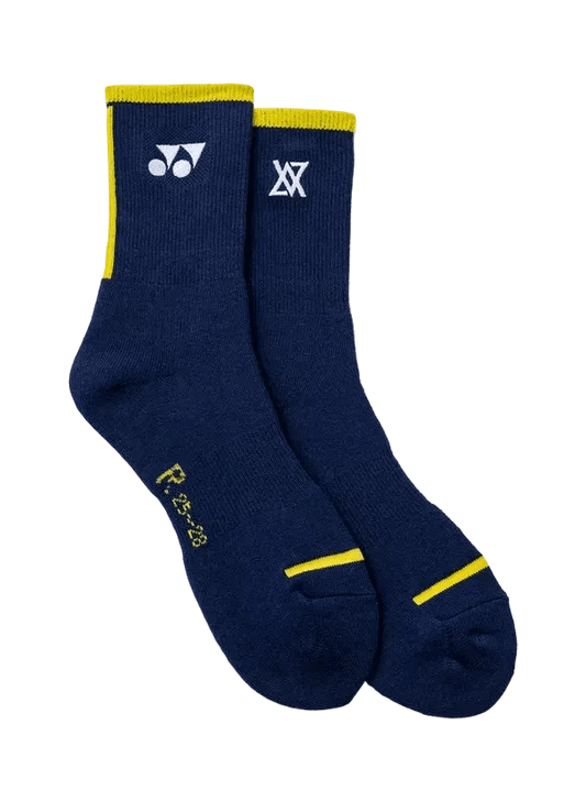 Yonex Sports Crew Socks 19248 (Dark Blue) - VA Edition - Nexus Badminton
