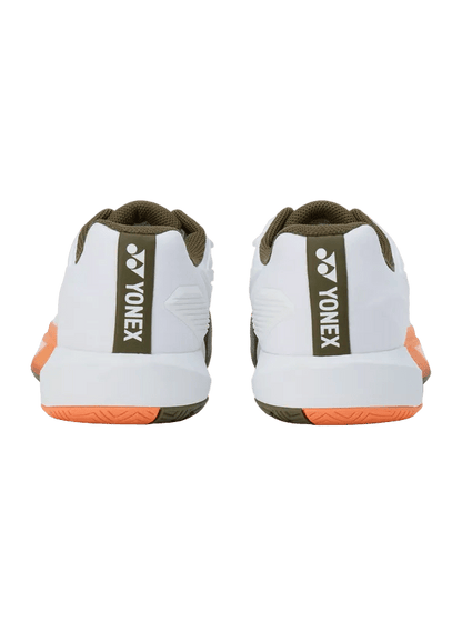 Yonex Tennis Shoe Power Cushion Eclipsion 5 Men (White/Brown) - Nexus Badminton