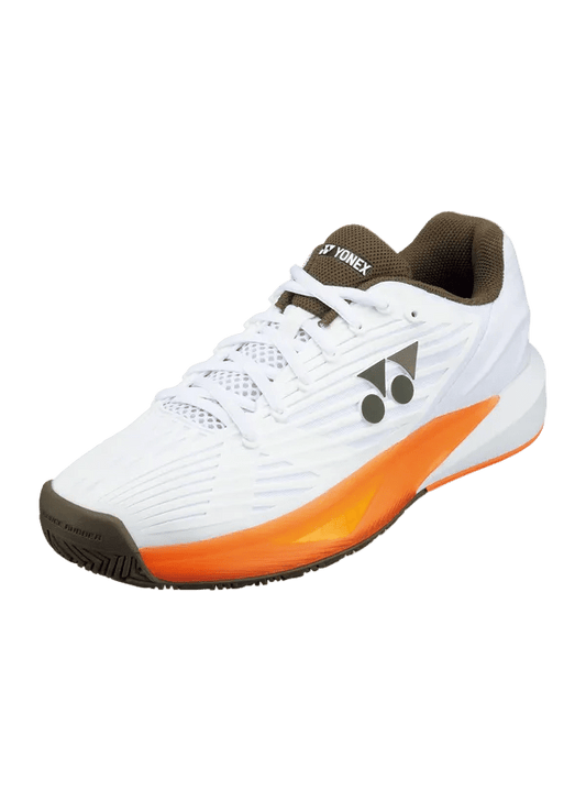 Yonex Tennis Shoe Power Cushion Eclipsion 5 Men (White/Brown) - Nexus Badminton