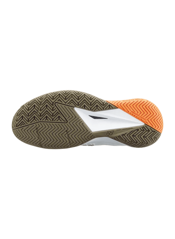 Yonex Tennis Shoe Power Cushion Eclipsion 5 Women (White/Brown) - Nexus Badminton
