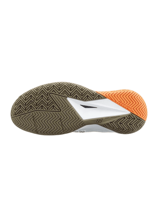 Yonex Tennis Shoe Power Cushion Eclipsion 5 Women (White/Brown) - Nexus Badminton