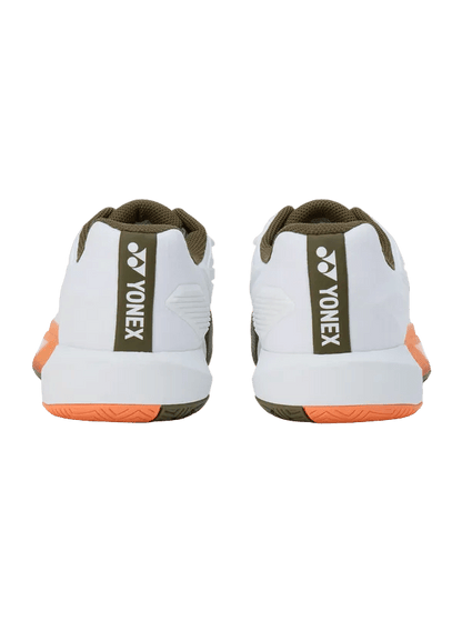 Yonex Tennis Shoe Power Cushion Eclipsion 5 Women (White/Brown) - Nexus Badminton