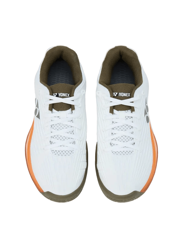 Yonex Tennis Shoe Power Cushion Eclipsion 5 Women (White/Brown) - Nexus Badminton