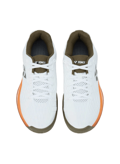 Yonex Tennis Shoe Power Cushion Eclipsion 5 Women (White/Brown) - Nexus Badminton