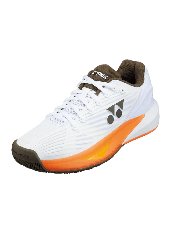 Yonex Tennis Shoe Power Cushion Eclipsion 5 Women (White/Brown) - Nexus Badminton