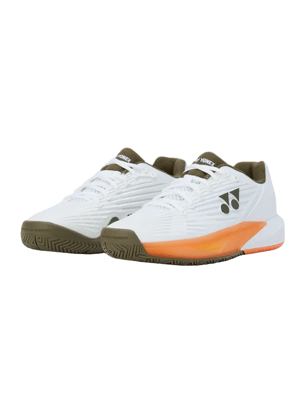 Yonex Tennis Shoe Power Cushion Eclipsion 5 Women (White/Brown) - Nexus Badminton