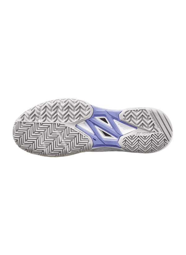Yonex Tennis Shoe Power Cushion Sonicage Women (White/Gray) - Nexus Badminton