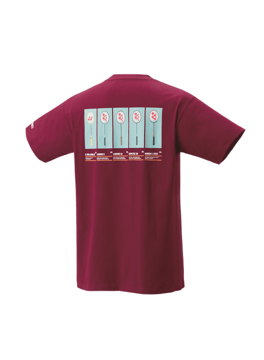 Yonex Unisex T-Shirt 16558 (Deep Red) - 75th Limited Edition - Nexus Badminton