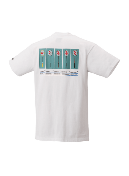 Yonex Unisex T-Shirt 16558 (White) - 75th Limited Edition - Nexus Badminton