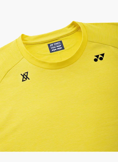 Yonex Unisex T-Shirt 16936 Laser Yellow chest detail