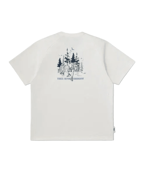Yonex Unisex T-Shirt 16946 (Pearl Beige) - Nature Series Limited Edition - Nexus Badminton
