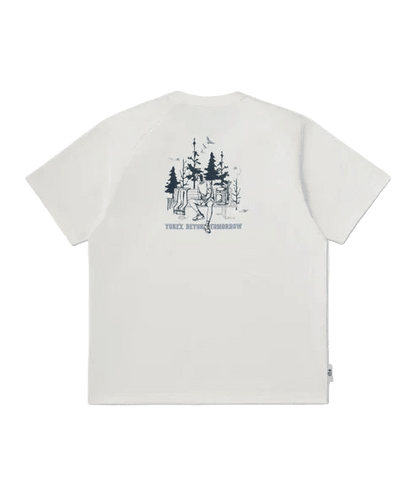 Yonex Unisex T-Shirt 16946 (Pearl Beige) - Nature Series Limited Edition - Nexus Badminton