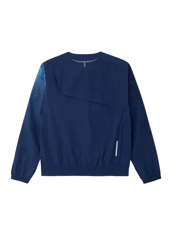 Yonex Unisex Warm-Up Jacket 50203 Dark Blue back view