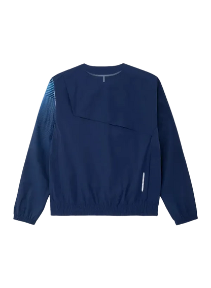 Yonex Unisex Warm-Up Jacket 50203 Dark Blue back view