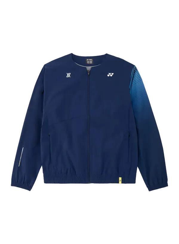 Yonex Unisex Warm-Up Jacket 50203 Dark Blue front view