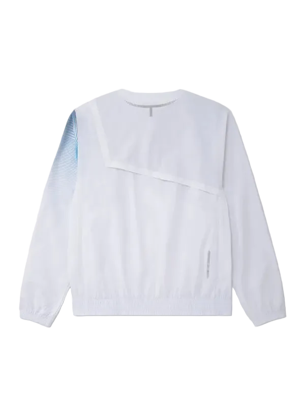 Yonex Unisex Warm-Up Jacket 50203 White back view