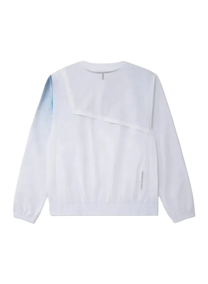 Yonex Unisex Warm-Up Jacket 50203 White back view