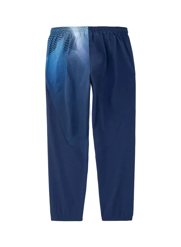 Yonex Unisex Warm-Up Pants 60203 Dark Blue back view