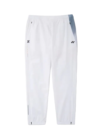 Yonex Unisex Warm-Up Pants 60203 White front view