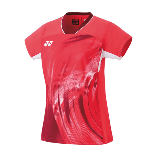 Yonex Women's Crew Neck Shirt 20769 (Pearl Red) - Nexus Badminton