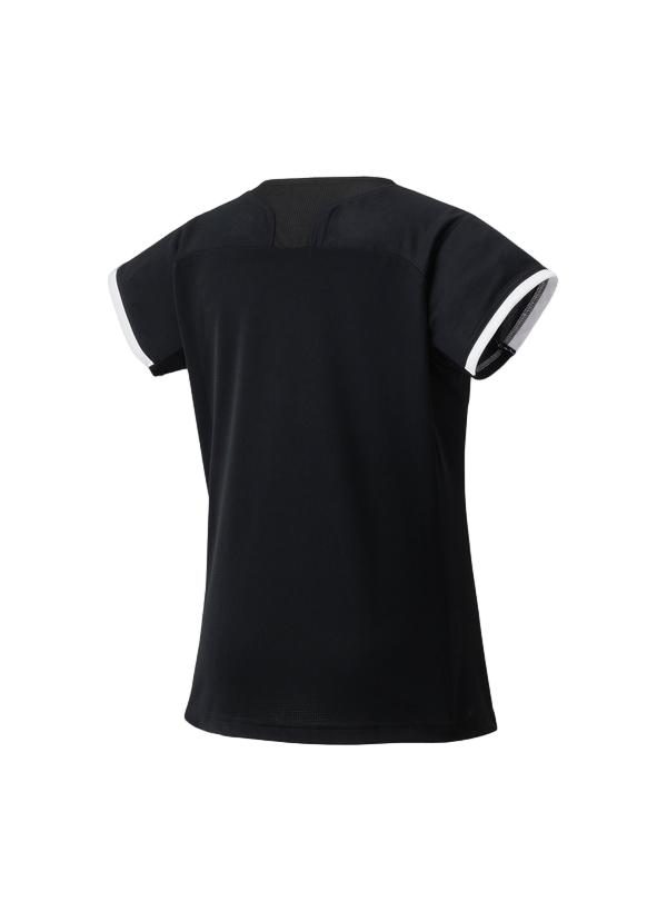 Yonex Women's Crew Neck Shirt 20854 (Black) - Nexus Badminton