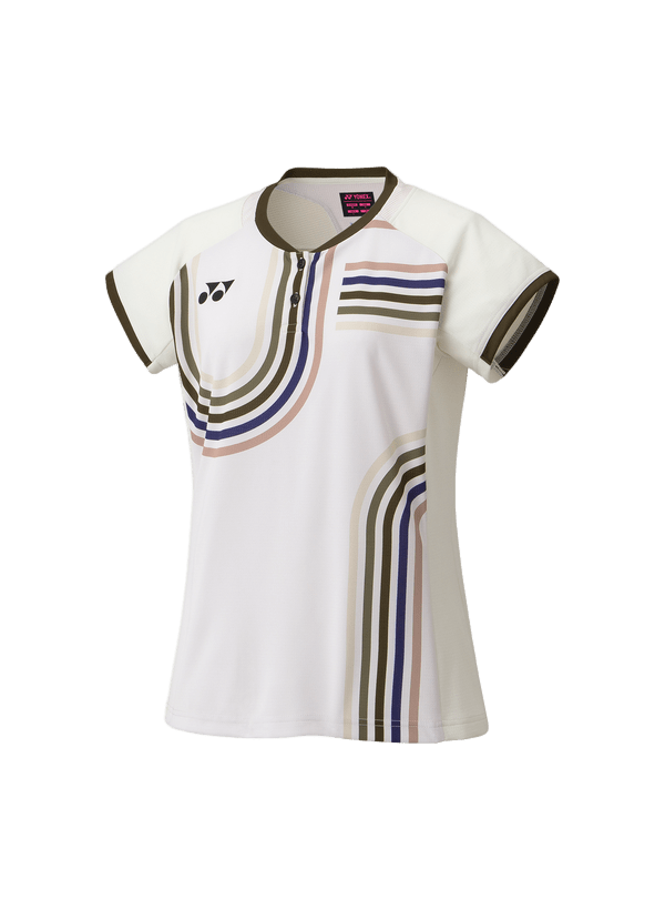 Yonex Women's Crew Neck Shirt 20854 (Natural) - Nexus Badminton